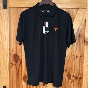 Men’s Black Longhorns large polo shirt